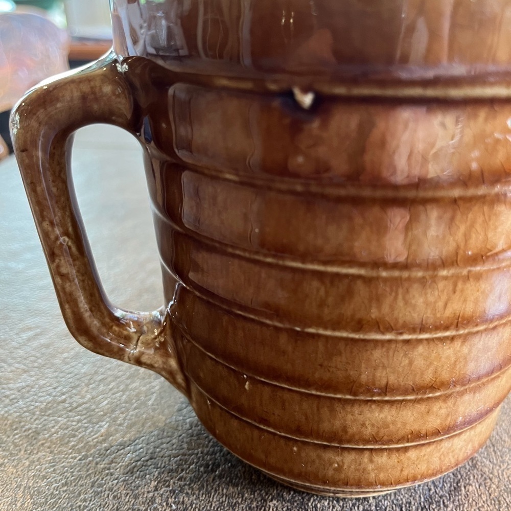 Primitive Little Brown Pitcher - Picture 7 of 9